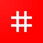 hashtag tube android application logo